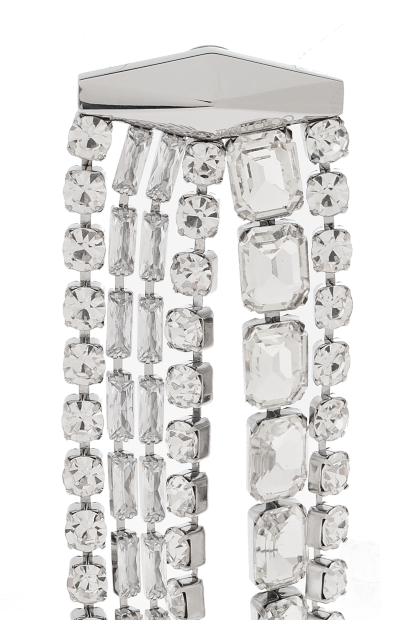 ピアス Jimmy Choo SS25 Jewels (ZANDRA EARRINGS XYDSILVER CRYSTAL) Zandra Earrings | Silver-Finish Crystal Earrings | JIMMY CHOO